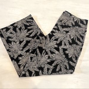 J. Jill Wearever Collection Wide Full Leg Pants L